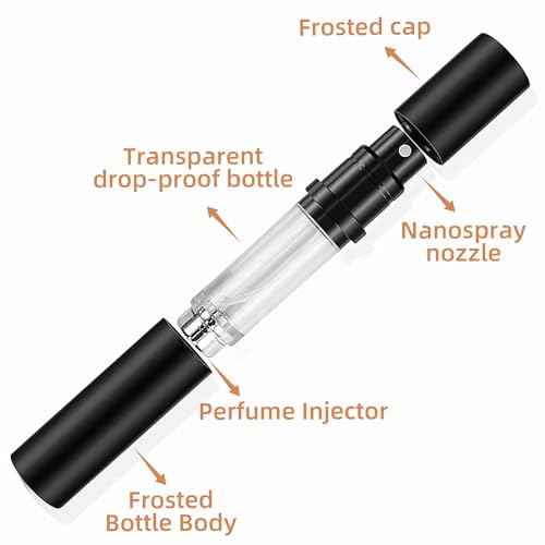 AA01PK Perfume Refillable Bottle 10ml Bottom Refill Portable Purse Atomizer, Cologne Travel Perfume Spray Bottle for Outgoing and Traveling (Pink)