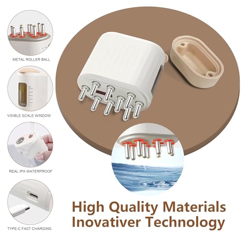 2 in 1 Electric Hair Oil Applicator,Scalp MassagerScalp Brush, Oiling Applicator for Growth Fluid Essential Oil Serum Treatment Medicine