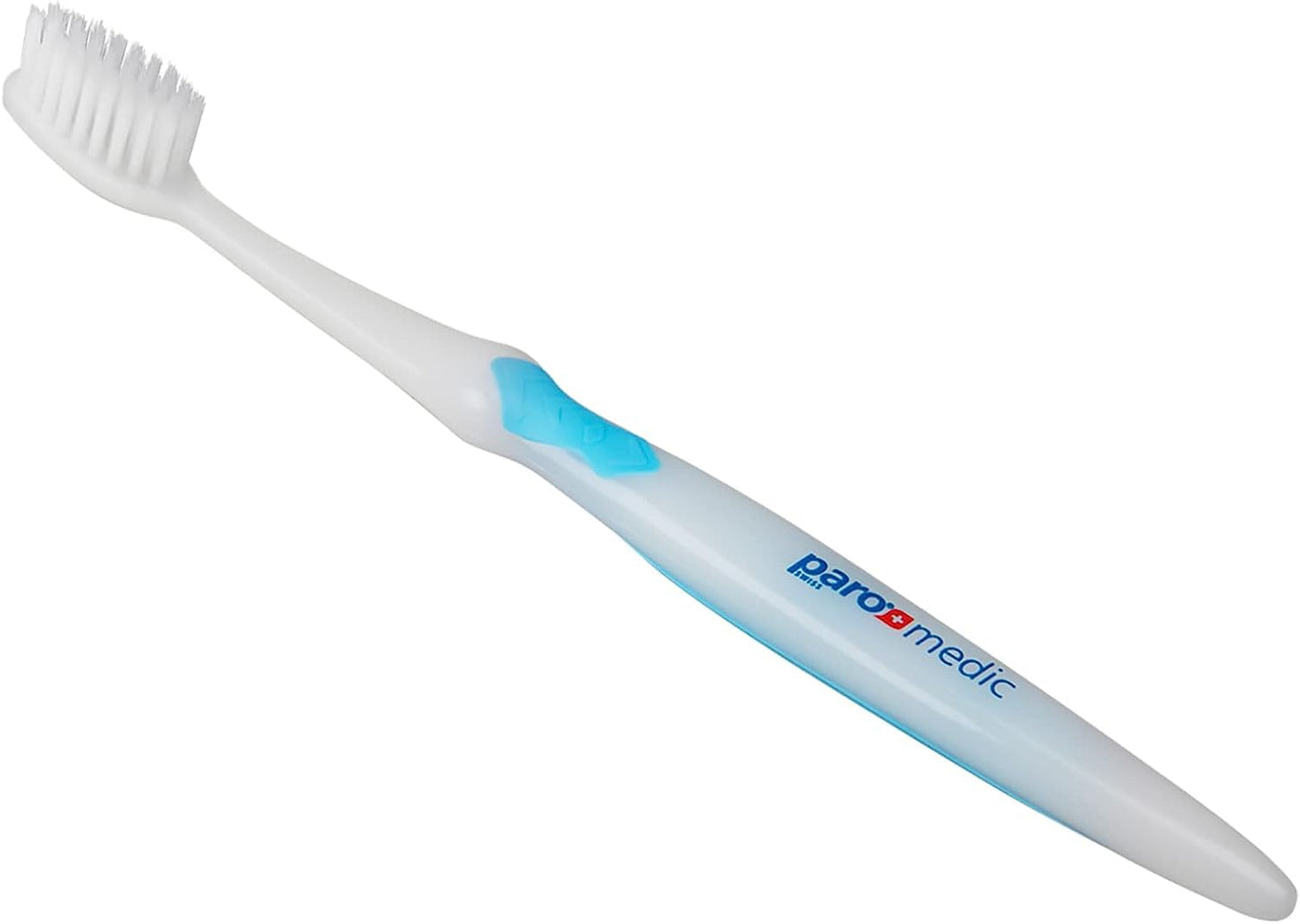 Paro Medic Soft Toothbrush, Conical and Soft Filament with Silky-Fine, Ultra Flexible End, Soft Konex The Gently Way to Clean The Gum (3 Pack Multi-Color)