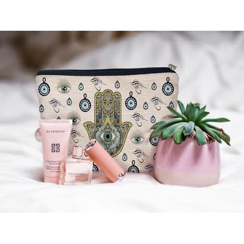 Ayxvt Evil Eye Makeup Bag - Witch Cosmetic Bags for Women, Evil Eye Gifts, Witch Gifts, Birthday Mothers Day Gifts for Women Mom