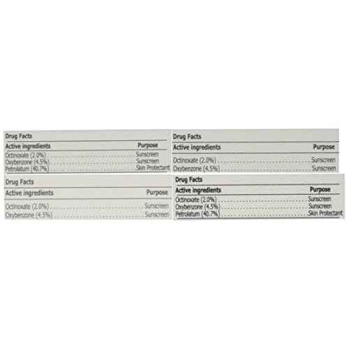 BALMSHOT Lip Balm - Multipack of four (4) BALMSHOT SPF 15 Lip Balms