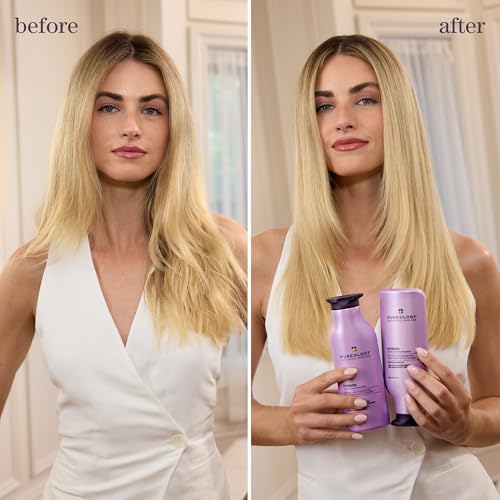 Pureology Hydrate Shampoo - For Dry or Color Treated Hair, Moisturizing Shampoo For Hydration & Softness, With Rose Extract & Green Tea, Vegan & Sulfate-Free