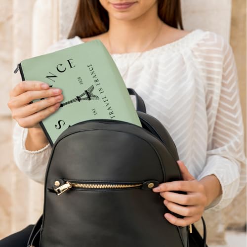 4 Pack Parisian Makeup Bag Paris Gifts for Paris Lover Travel in France Cosmetic Bag France City Toiletry Bag French Souvenirs for Women Friend Mom Sister Girls Trip Gifts Favors Christmas Birthday