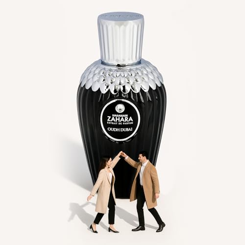Al Haramain Zahara Oudh Dubai - Perfumes for Women with Saffron, Cinnamon, and Oud - Women's Fragrances with Amber - 3.33 oz Extrait De Parfum Spray