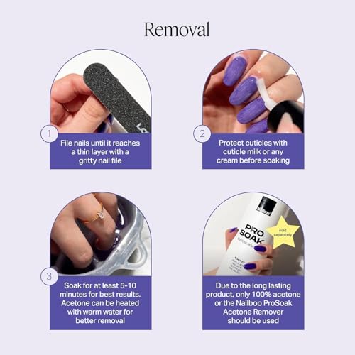 Nailboo Dip Powder Nail Kit Bundle ? Includes 3 Dip Powders Velvet Lust, Date Night, Sunday Brunch, Dip Liquids, Build Powder, File & Buffer Set, Long Lasting, No UV Needed