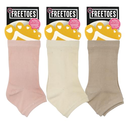 Freetoes Toeless Socks 3 pack
