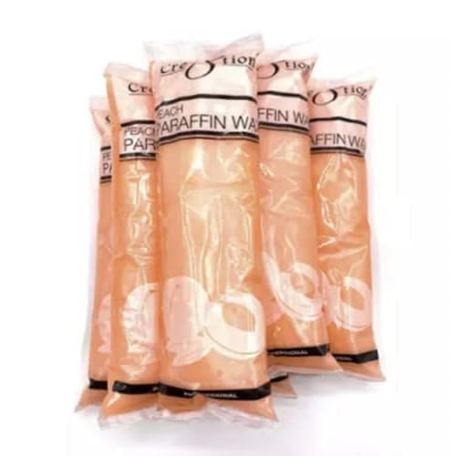 Paraffin Wax Refills by Creation: 6 lbs Peach Scented Paraffin Wax Beads Blocks for Paraffin Bath, Paraffin Wax Machine Refills for Hand Feet Dry Skin, Relieve Stiff Muscles Pain Deep Hydration
