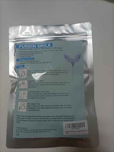 Teeth Whitening Accelerator Light, 32x Blue LED Light Mouth Tray Teeth Whitening Enhancer Light Trays Connected with iPhone/Android/USB for Home Use