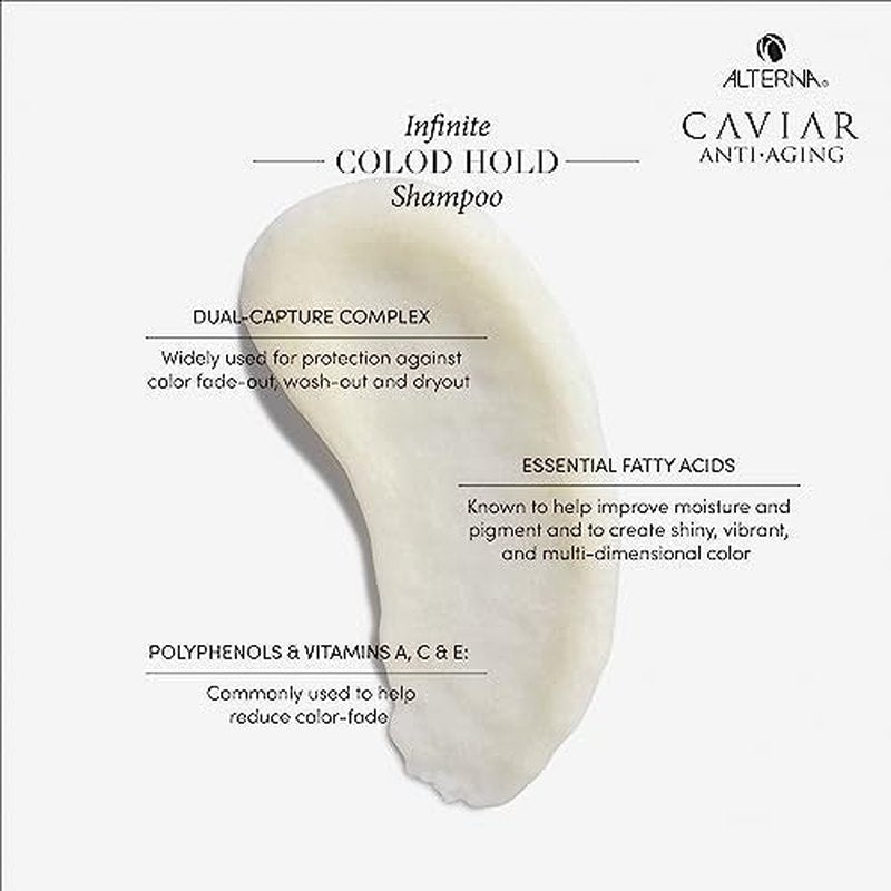 CAVIAR Anti-Aging Infinite Color Hold Shampoo | For Color Treated Hair | Minimizes Color Fade | Sulfate Free