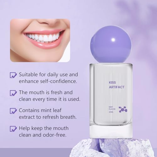 Probiotic Oral Spray for Long-Lasting Freshness, Alcohol-Free Oral Spray with Probiotics for Breath Care, Promotes Oral Health, Convenient Travel-Sized Breath Spray (20 ml / 0.68 oz)