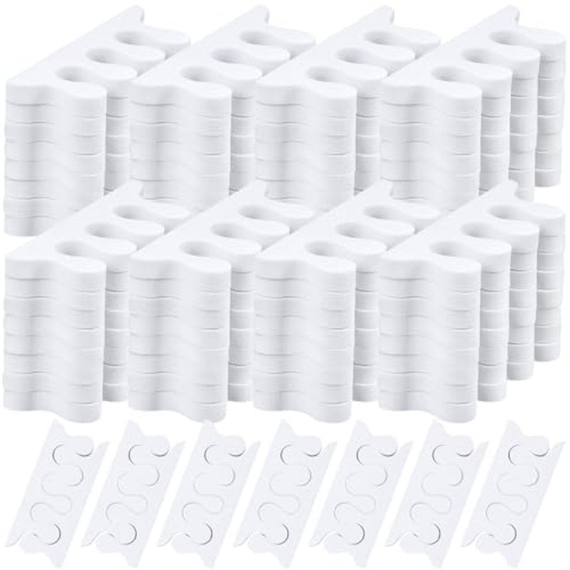 Mumufy 500 Pcs (250 Pairs) Sponge Toe Separators Pedicure Tool Kit Soft Toe Spacers for Pedicures Spreaders Finger Dividers for Women Men Feet Nail Manicure Toenails Art Painting Polish Spa(White)