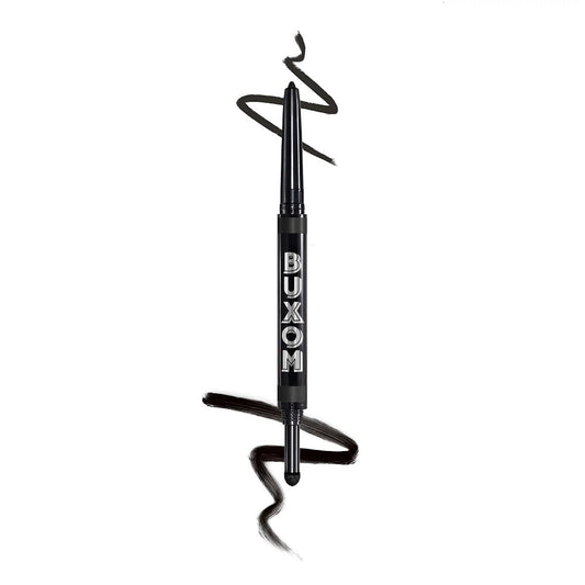 BUXOM Flip Side Dual-Ended Eyeliner & Shadow Duo, Waterline-Safe Liner & Crease-Proof Shadow, Longwear, Primer-Infused, Safe for Contact Lens Wearers, Clean Vegan Formula