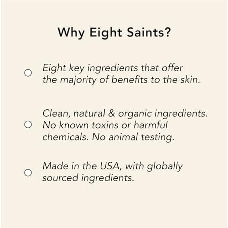 Eight Saints Cocoa Creme Body Butter, Natural and Organic Body Cream With Coconut Oil and Cocoa, Intense Hydration and Nourishing Moisturizer, 8 Ounces