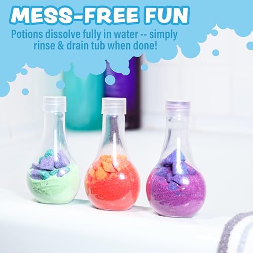 Tub Works¢ç Kids Bath Bomb Potion¢â Bath Toy, Variety 6 Pack | Nontoxic | Fizzes, Foams & Bubbles with an Eruption of Color | Interactive Bath Bombs | Fun Science Toddler Bath Toys