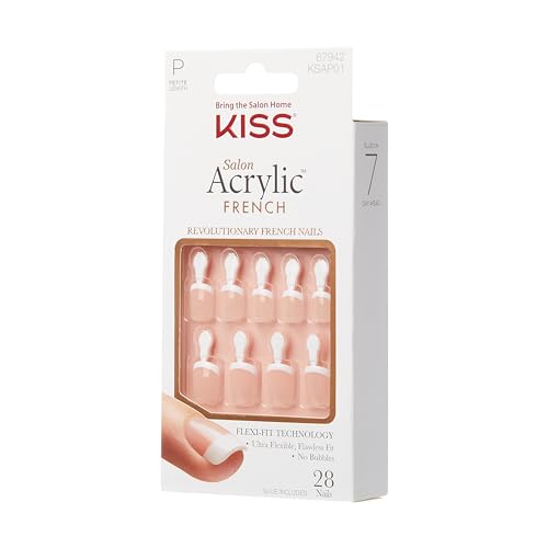 KISS Salon Acrylic French Nails - Crush Hour, Pink