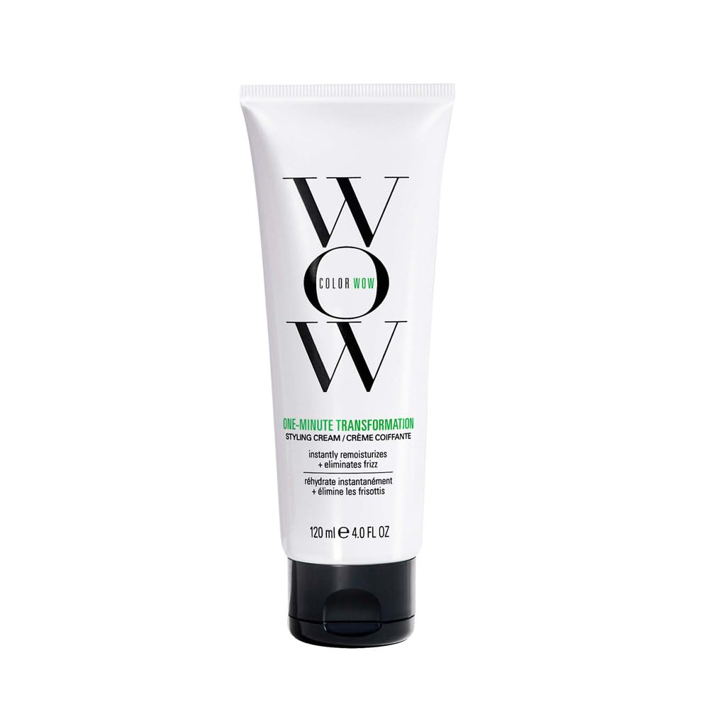 COLOR WOW One Minute Transformation, Nourishing Styling Cream for Instant Frizz Control and Smoother Hair