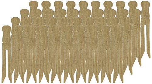 Chenille Kraft Natural Flat-Slotted Clothespins (CKC368501)