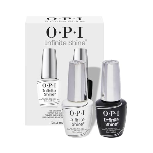 OPI Infinite Shine Long Wear Nail Polish | Clear Gel Like Nail Polish Base Coat & Top Coat | Vegan, Long Lasting, Protects Nails