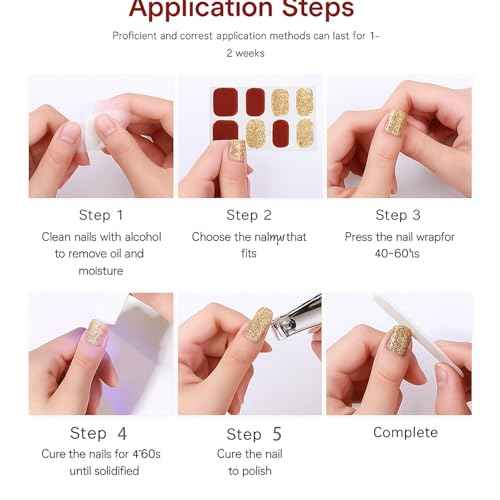 Halloween Semi Cured Gel Nail Stickers, 20 Pieces Of Uv Gel Nail Stickers, Suitable For Home, Festivals, Party Nail Art Diy (Purple spider web)