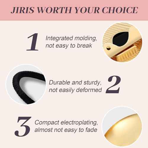 3PCS Metal Hair Tie For Women,Gold Cuffs,Metal Geometric Gold Hair Ties, Hair Accessories Stretchy and Non-Damage Ponytail Holders,Ponytail Cuff Hair Bands For Hair Styling (SET8)