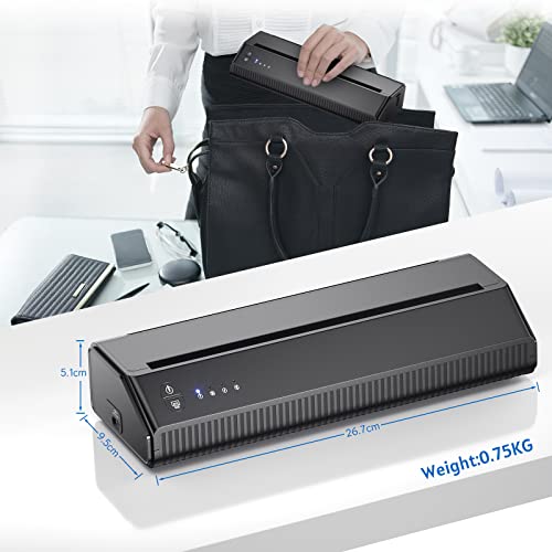 BIOMASER Tattoo Printer Wireless Tattoo Stencil Printer for Tattooing Tattoo Transfer Stencil Machine with 10pcs Transfer Paper, for Artists, Thermal Copier Compatible with Smartphone and Tablet