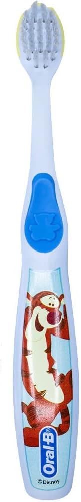 Oral-B Baby Manual Toothbrush - Extra Soft Pooh Characters for 0-3 Years | Pack of 4