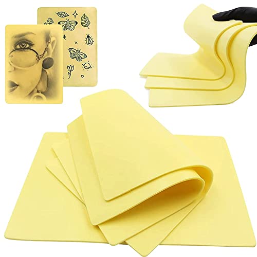 3MM Tattoo Skin Practice - SOTICA 6PCS 3MM Fake Skin 12x8" Thick Tattoo Practice Skins Soft Silicone Tattoo Fake Skin 3mm Tattoo Practice Skin for Tattooing Piel Sint?tica Para Tatuar Tattoo Supplies
