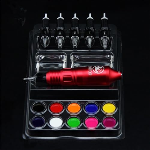 25PCS Disposable Tattoo Cartridge Needle Tray Plastic Tattoo Ink Cup Holder