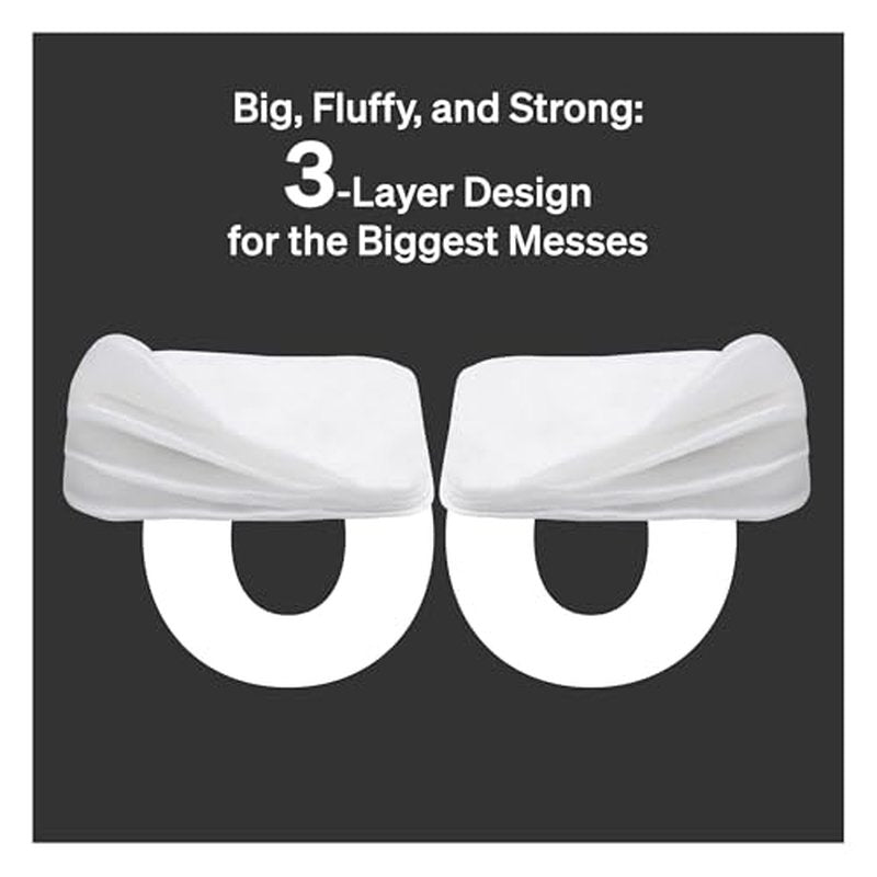 Baby Cotton Pads for Diaper Change by LoveNoobs, 60 Count, Ultra Soft 100% Organic Extra Large Cotton Pads for Baby Sensitive Skin, Lint-Free, Premium Jumbo Size, GOTS Certified
