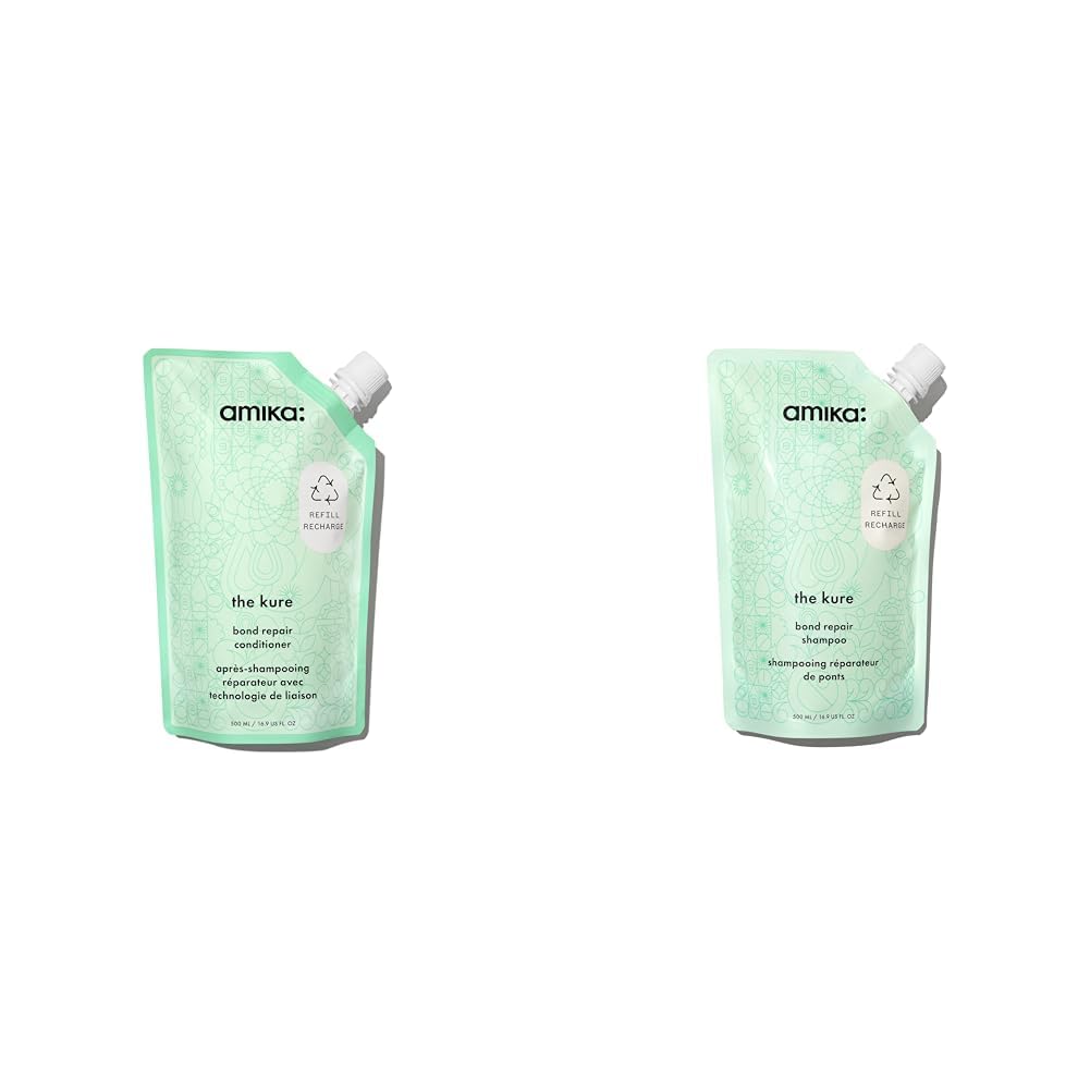 Amika The Kure Bond Repair Conditioner - Strengthening Hair Treatment for Damaged Hair | 10.1 Fl Oz