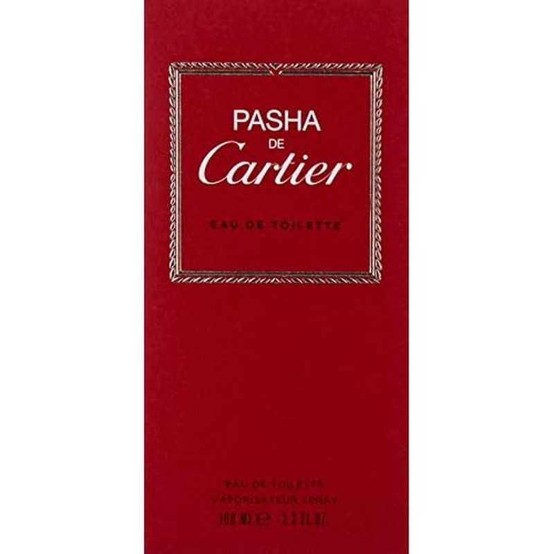 CARTIER Pasha de Cartier | Eau de Toilette | Fragrance for Men | Classic Fougere Accord with Lavender and Patchouli | 100 mL / 3.3 fl oz
