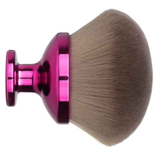 Super Large Body Kabuki Brush For Self Tanner, Leg Makeup, Bronzer Blend, 3.6In Width Round Head Kabuki Self Tanner Brush, With Soft Synthetic Hair Provides More Even Application
