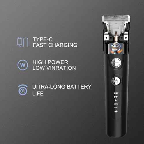 Manscape Trimmer for Men - Body Hair Trimmer for Pubic, Groin & Balls, Ceramic Blade No Nicks, Cordless Electric Razor with USB-C Charging, Rechargeable Groomer Gift for Him
