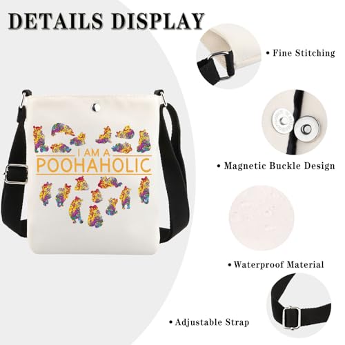 Bear Gift Cartoon Character Fans Gift Bear Accessories I Am A Poohaholic Travel Bag (Poohaholic CB)