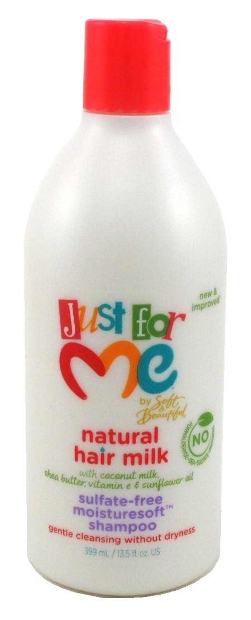 Just For Me Hair Milk Shampoo Moisturesoft 13.5 Ounce (Pack of 3)