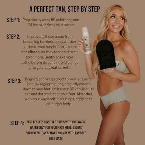 Chocolate Glaze Self-Tanning Mousse ? Rich Medium Bronzed Foam | Streak-Free, Non-Sticky, Unscented | Instant Dark Chocolate Glow for Face & Body, With Natural Colour-Fix Technology