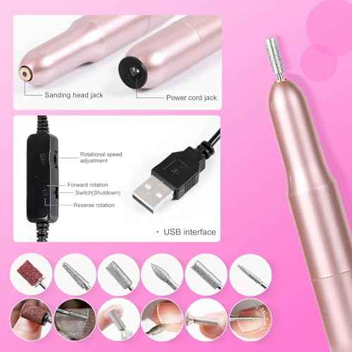 Acrylic Nail Kit with Drill & U V Light - Complete Starter Set for Beginners With Everything