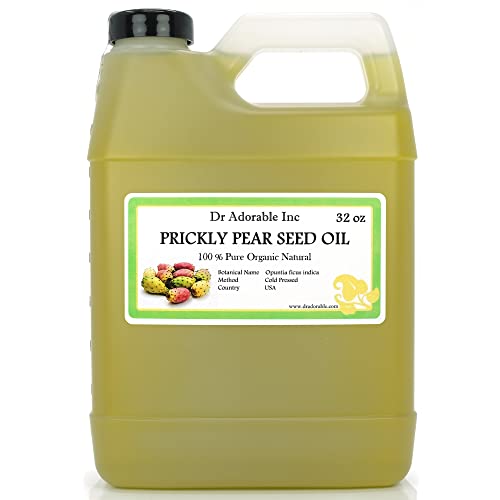 Dr Adorable - 32 oz - Prickly Pear Seed Oil - 100% Pure Natural Organic Cold Pressed