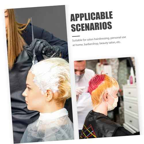 2 Pairs Hair Dye Ear Covers Hair Coloring Ear Protectors for Salon and DIY Use Black Earmuffs and Bathing Reusable and Easy to Clean