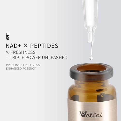 Anti Aging Peptide Serum ? Collagen, NAD+, Niacinamide & Hyaluronic Acid | Lifting & Skin Renewal Without Microneedling | Wrinkle Repair, Firming & Brightening | Fragrance-Free