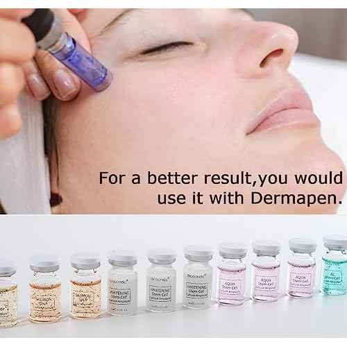 Hyaluronic Acid Serum Ampoule Set for Microneedling Skin Spa Treatment