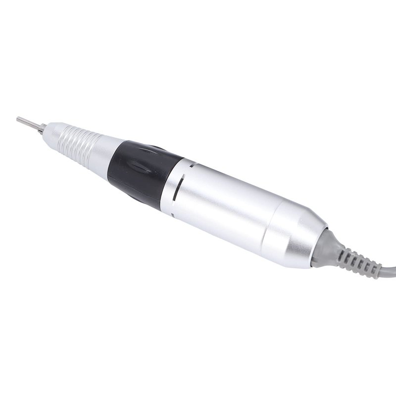 Nail Drill Handpiece, 0‑35000rpm Nail Drill Handle for Electric Nail Machine File for Nail Pen Polish Drill (Black)