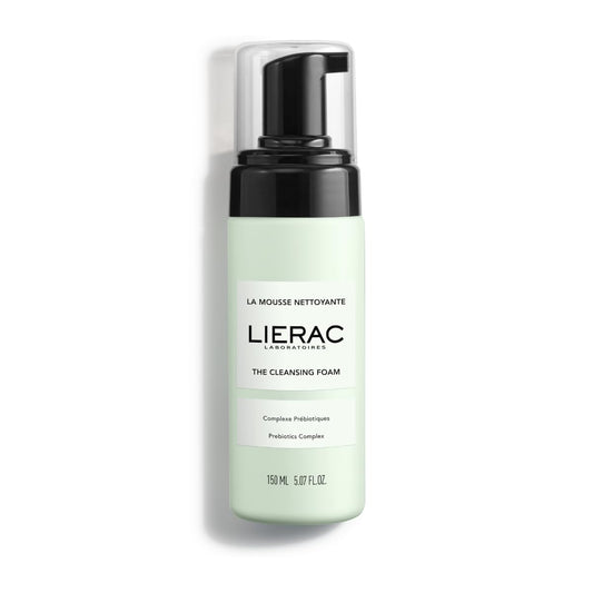 Lierac Demaquillant Deep Cleansing Foam - Foam Cleanser for Face, Purifies, Soothes, Gentle Face Wash for All Skin Types - 150ml Pump
