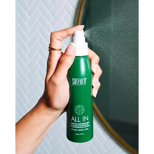 SURFACE Hair ALL IN Leave In Conditioner - Detangles, Controls Frizz & Strengthens for All Hair Types- 6 fl oz