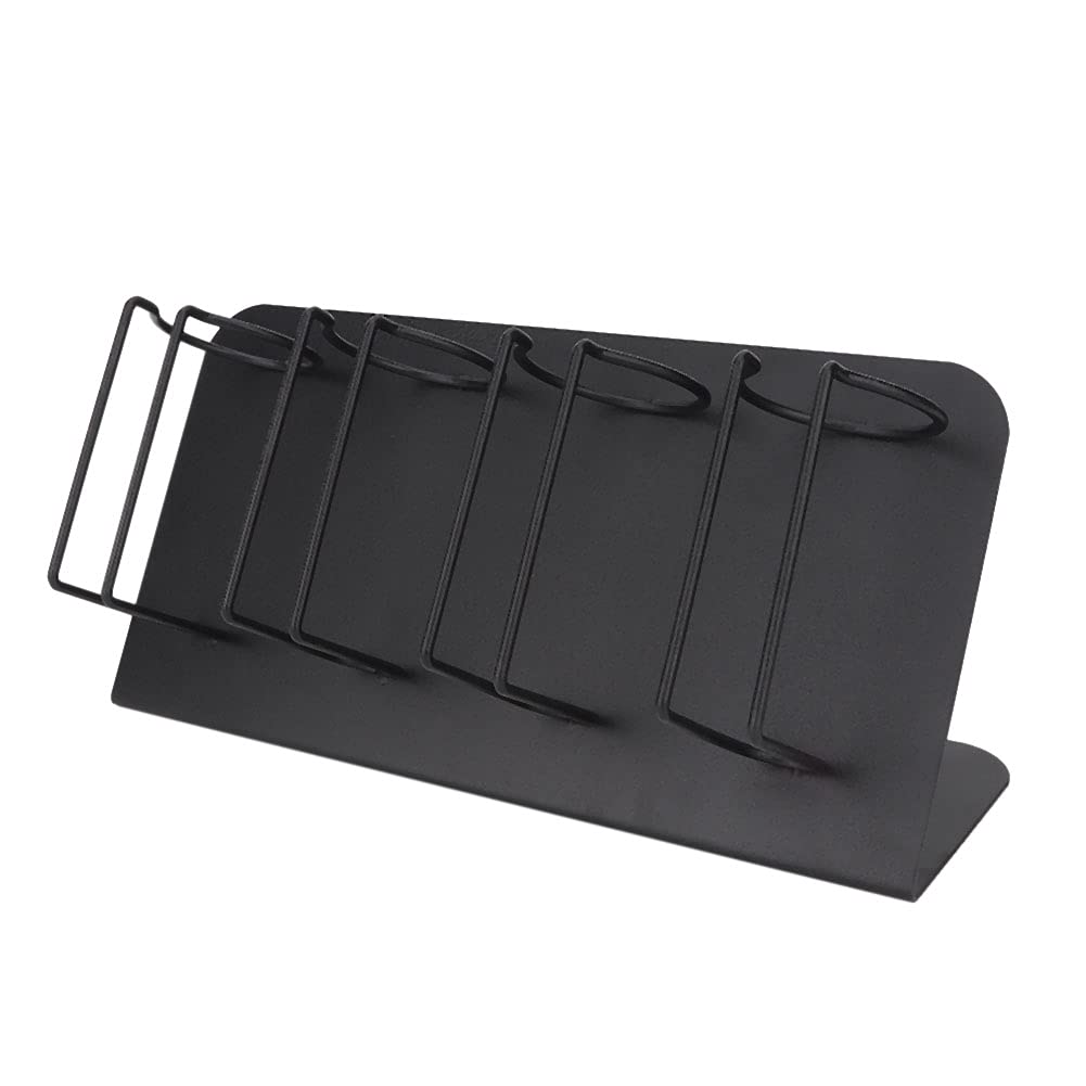 Hair Clipper Holder,Hair Clipper Rack, 4 Slots Stainless Steel Electric Hair Clipper Storage Rack Hair Cutter Trimmer Holder Stand Used for Salon Appliance Rack (Black)