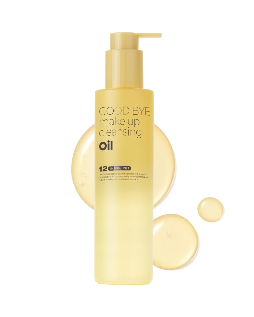 Good Bye Makeup Cleansing Oil - Pore Care & Daily Exfoliation | 6.76 fl oz, Lightweight Formula for Sensitive Skin