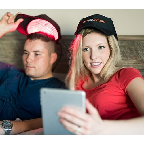 illumiflow 272 Laser Cap for Hair Growth - FDA Cleared Low Level Laser Therapy Hair Regrowth System for Men & Women - Hair & Scalp LLLT Hat w/Lasers Stops Hair Loss & Regrows Thinning Hair
