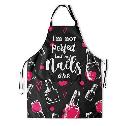 Giwawa Hairstylist Aprons for Women Funny Hair Cutting Aprons for Salons Home
