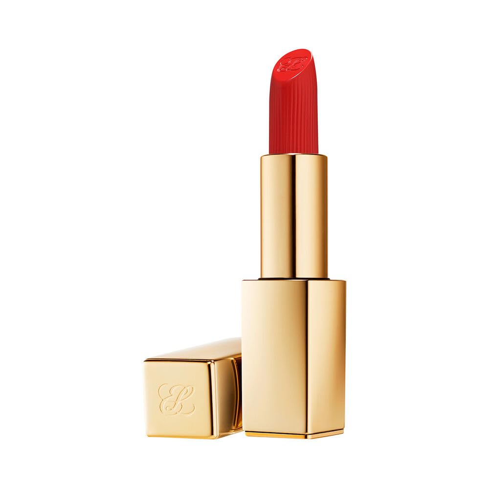 Estée Lauder Pure Color Long-Lasting Matte Lipstick for Women with Matte Finish | Plumping & Nourishing, 0.12 Ounce, 699 Thrill Me