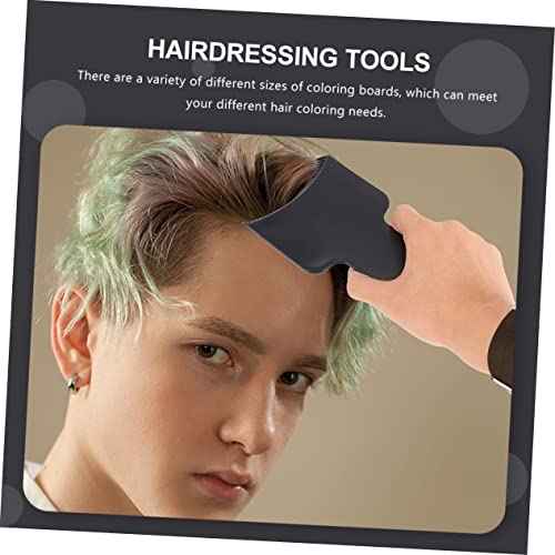 4Pcs Portable Hair Dye Highlighting Boards Hairdressing Tools for Hair Salon Use Black Hair Highlighting Board for Professional and Home Coloring